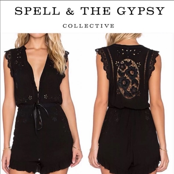 Spell Other - Spell and the Gypsy Black Romper M